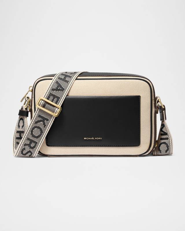 Maeve Large Pocket Canvas Crossbody Bag